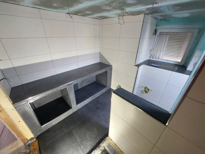 Badumbau Metzingen – neue Fliesen sauber verlegt